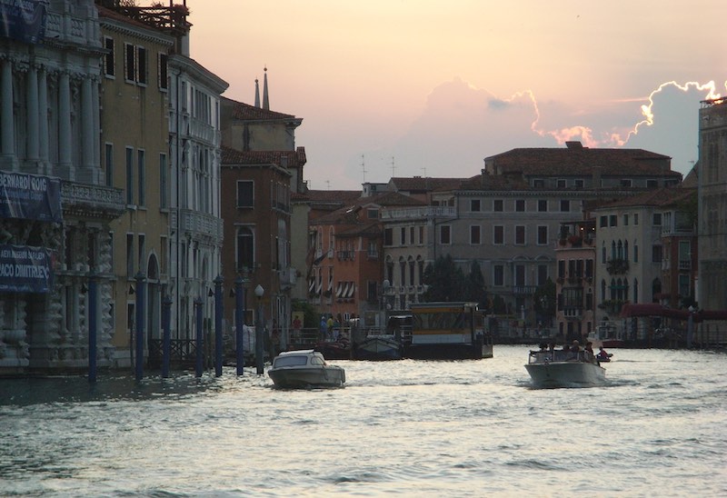 ヴェネツィアの夕景